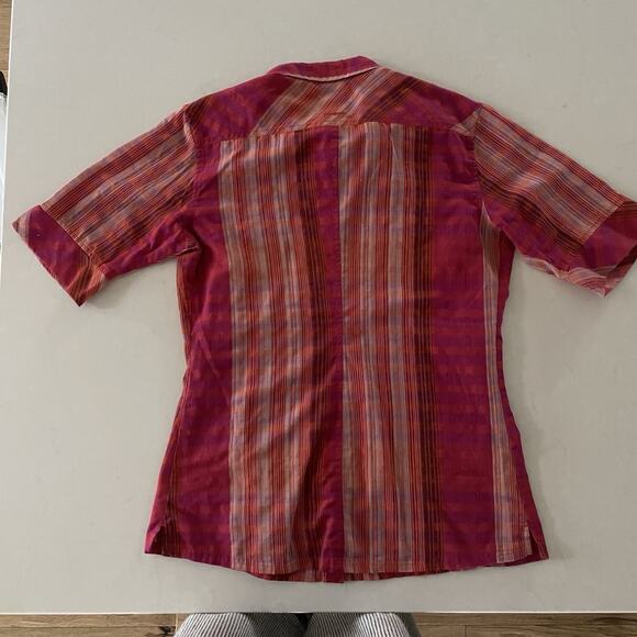 Women's Pearl-Snap Western Patagonia Top Cowgirl Size 8 - Picture 6 of 7